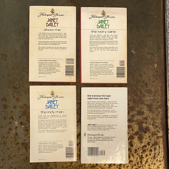 Harlequin Presents VTG Romance Novels/Lot of 8. Dailey, Mather, & Lindsay. - Picture 9 of 16